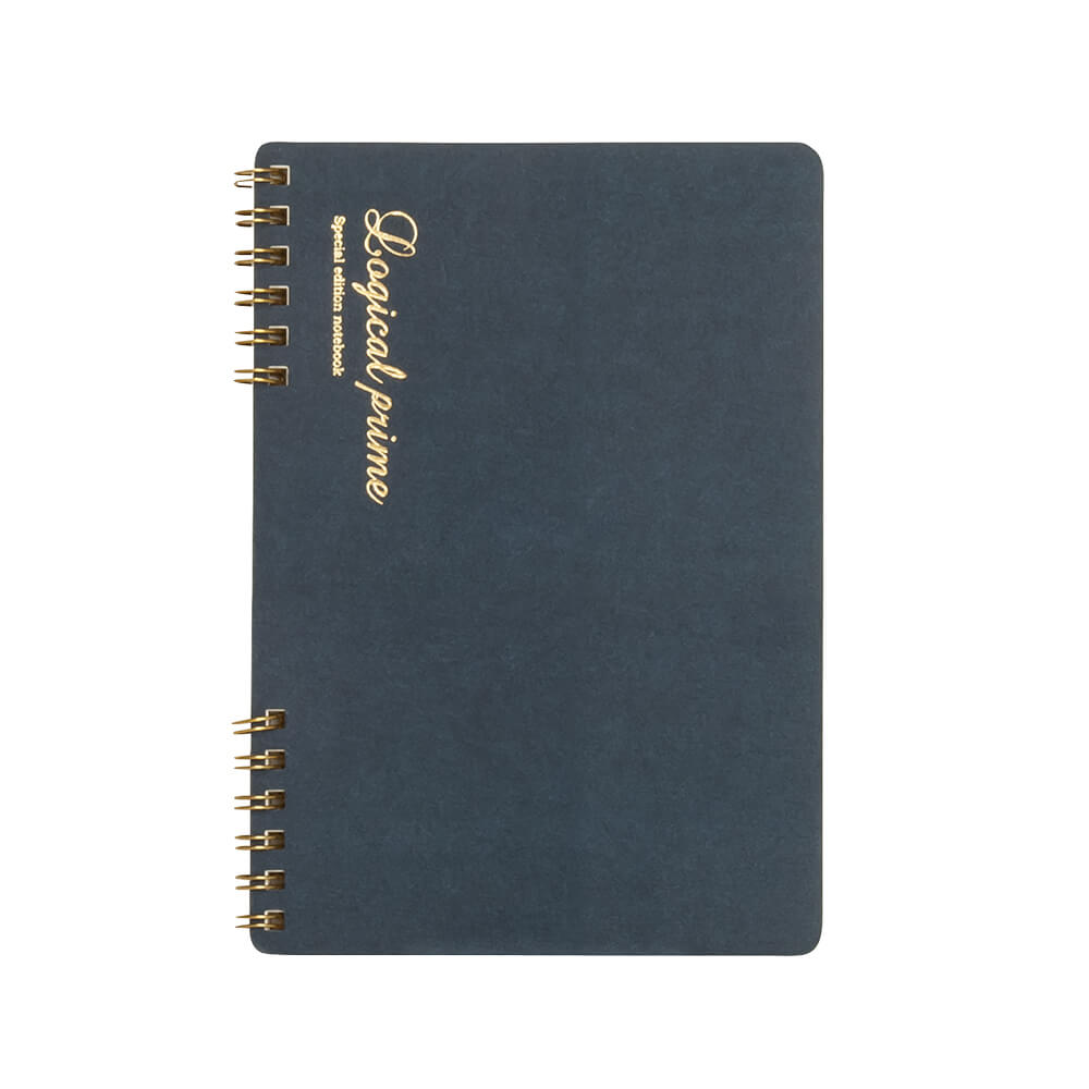 Nakabayashi Blue Logical Prime Ringbound Notebook A5 6mm Ruled, £6.50