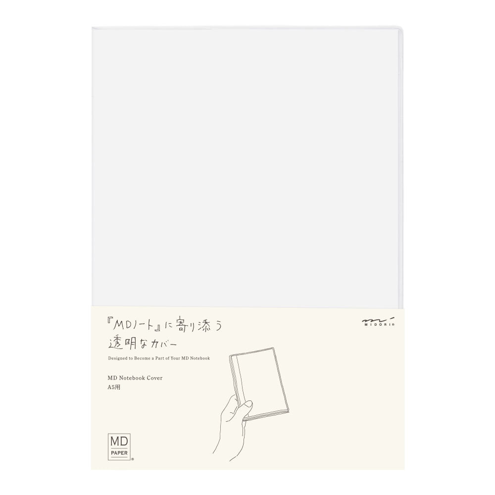 Midori MD A5  Notebook Clear Cover