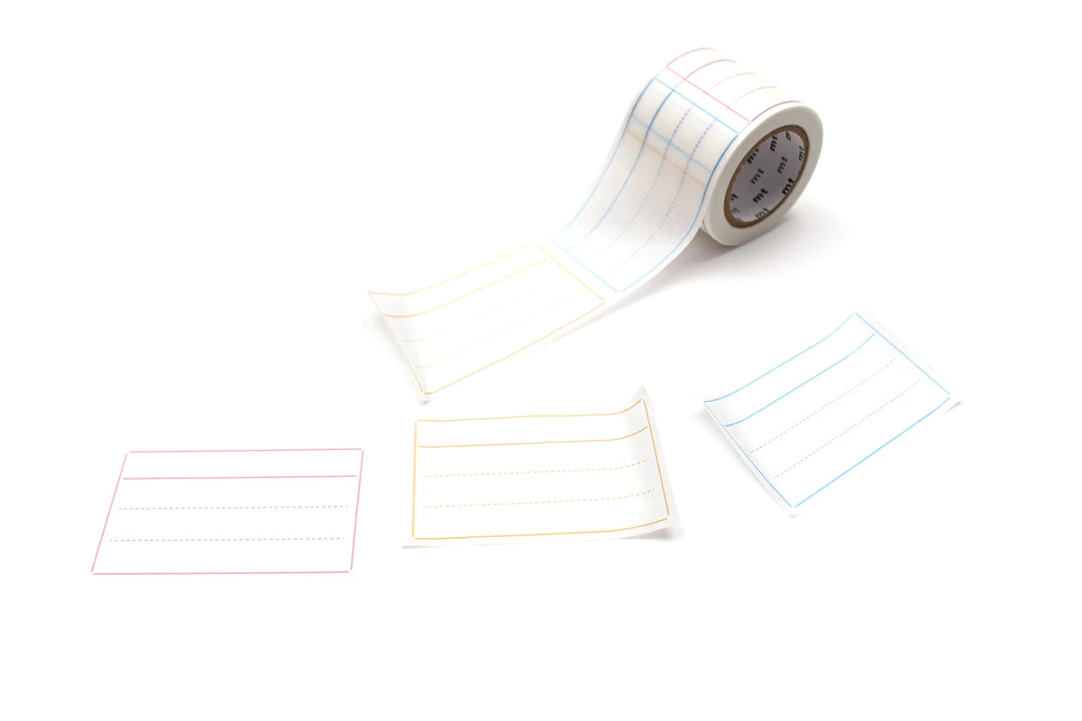 MT Perforated Label tape with Memo Lines