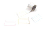 MT Perforated Label tape with Memo Lines
