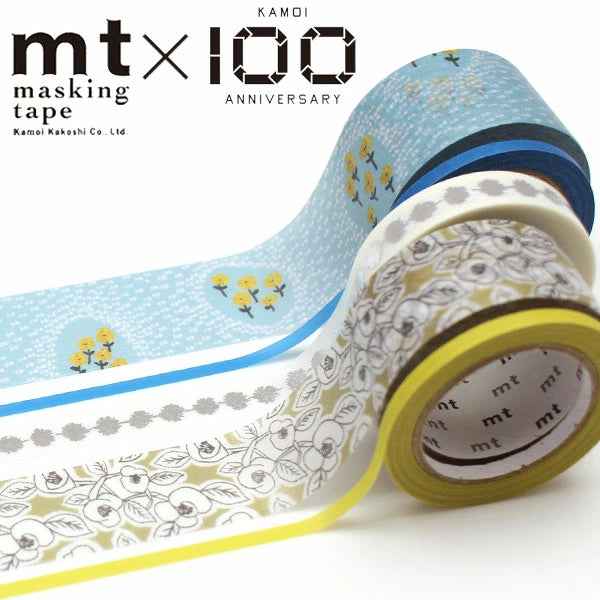 MT 100th Anniversary Mina Perhonen Set of 5 Washi Tapes