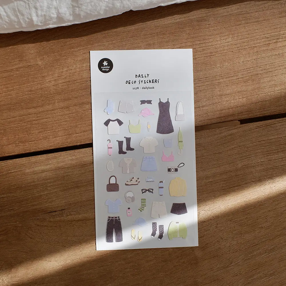 Suatelier Stickers no.1178 Daily Look