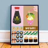 Sushi Time Art Print