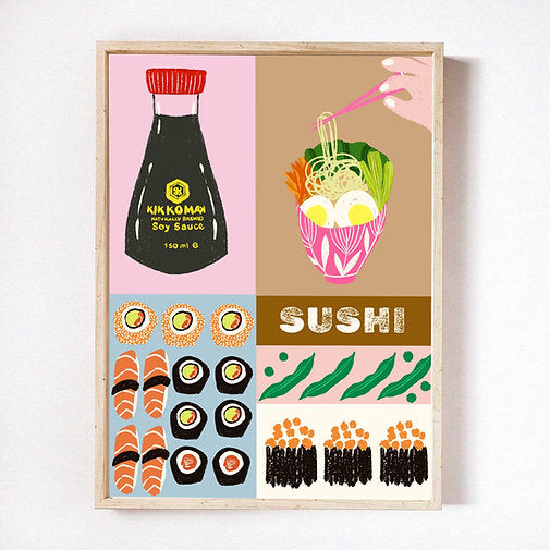 Sushi Time Art Print