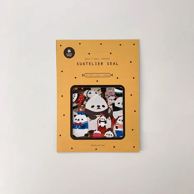 Suatelier Stickers No 1519 Lovely Pandas