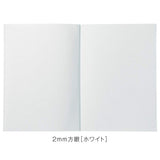 Kleid x Life Noble Notebook B6 - 2mm Grid - Charcoal