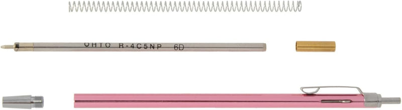 Ohto Minimo Ball Point Pen In Card Case - Pink