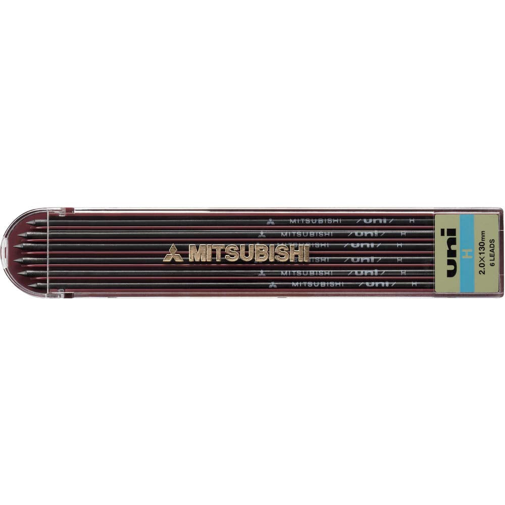 Mitsubishi Uni 2mm Lead refills Pack of 6