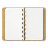 Traveler's Company Spiral Ring A6 Slim MD White Paper Notebook