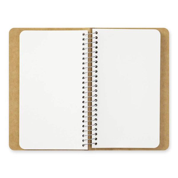 Traveler's Company Spiral Ring A6 Slim MD White Paper Notebook