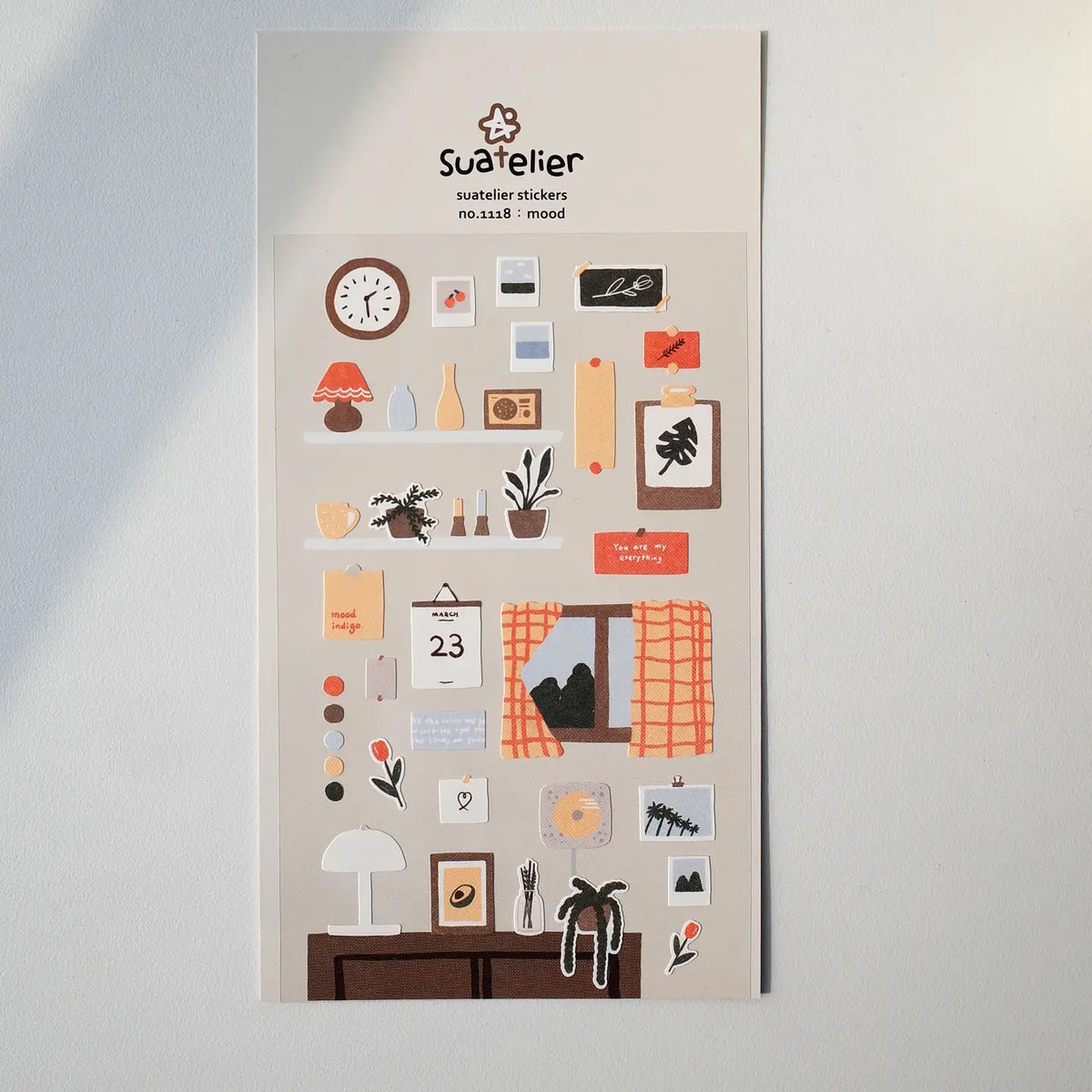 Suatelier Stickers no.1118 Mood
