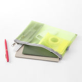 Midori Large Mesh Pencil Case & Tool Pouch Green