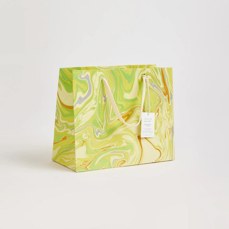 Hand Marbled Pastel Medium Gift Bag