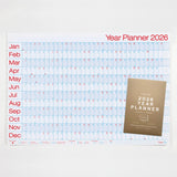 Crispin Finn 2026 Year Wall Planner - Landscape View