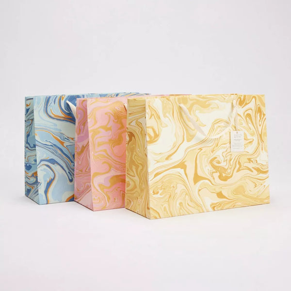 Hand Marbled Celebration Large Gift Bags