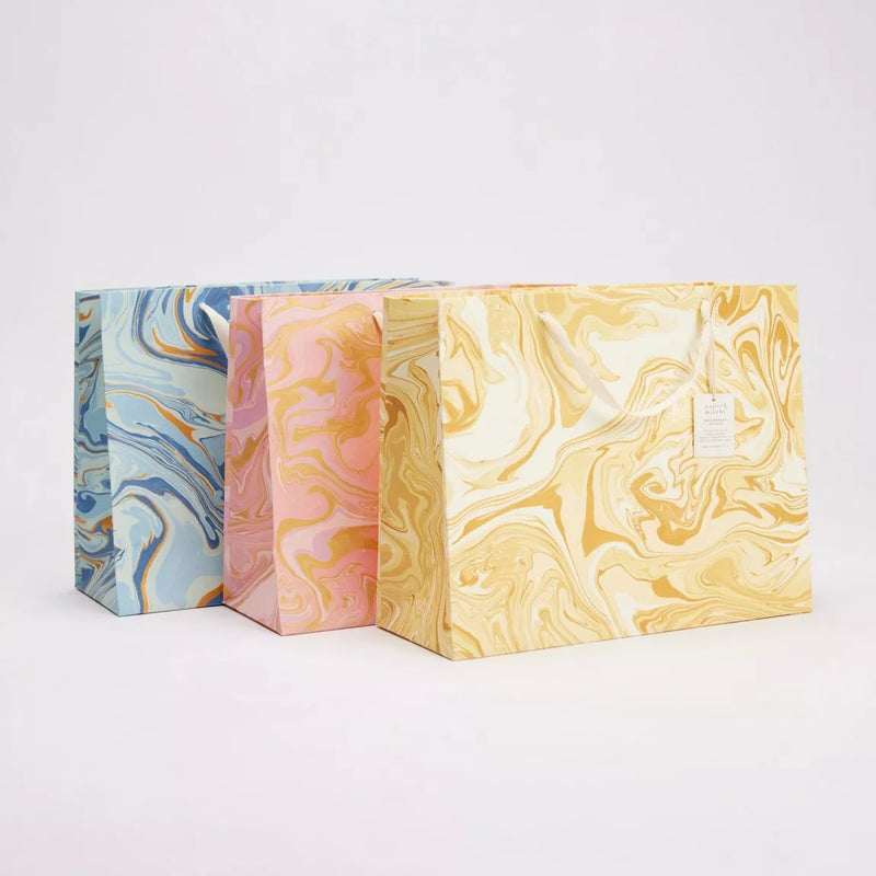 Hand Marbled Celebration Large Gift Bags