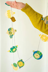 East End Press Christmas Ornament Sewn 3m Garland