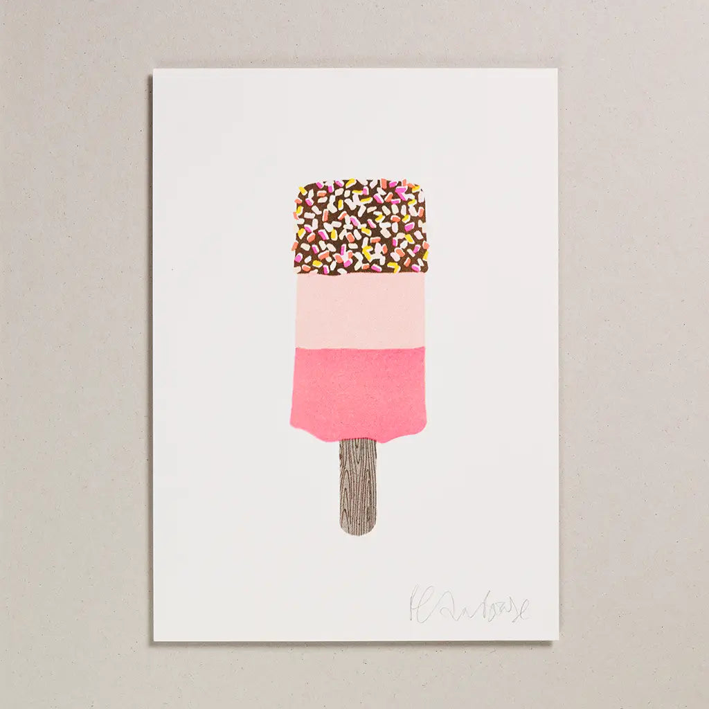 Petra Boase - Fab Lolly A4 Risograph Art Print