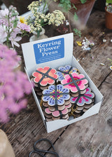 Studio Wald Keyring Flower Press - Pinks and Blues
