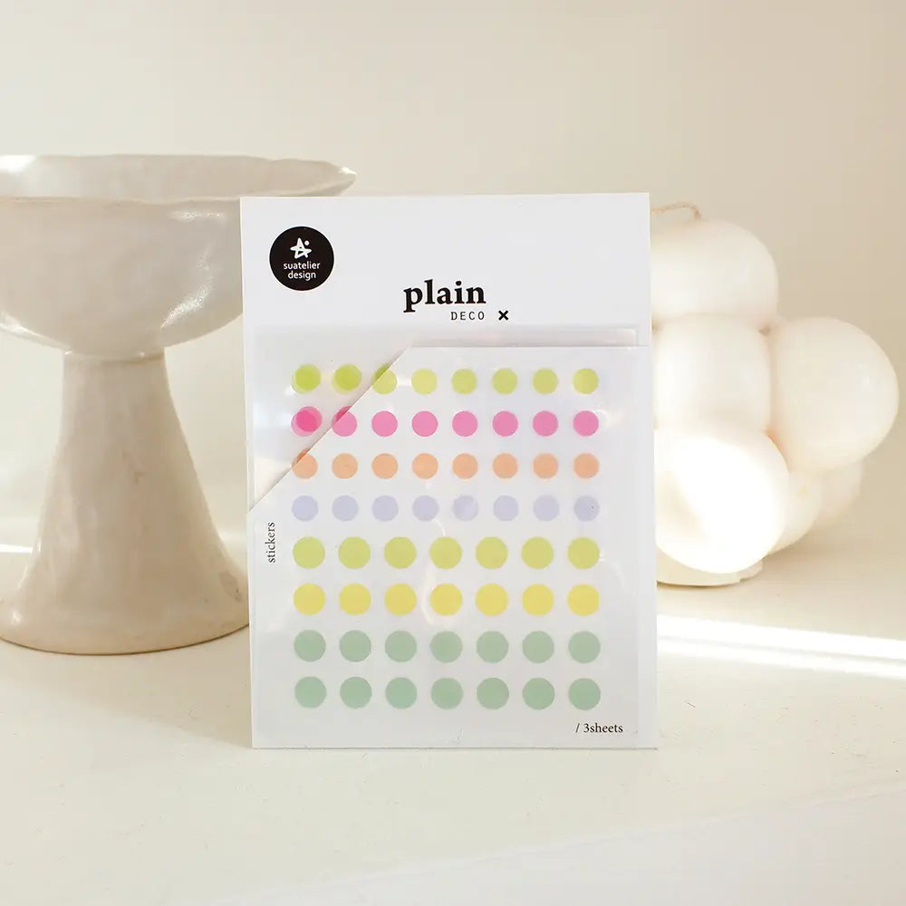 Suatelier Dot Stickers Plain 77 Deco