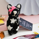 Niaski Felt Cat Hanging Decoration - Kitty Starfluff