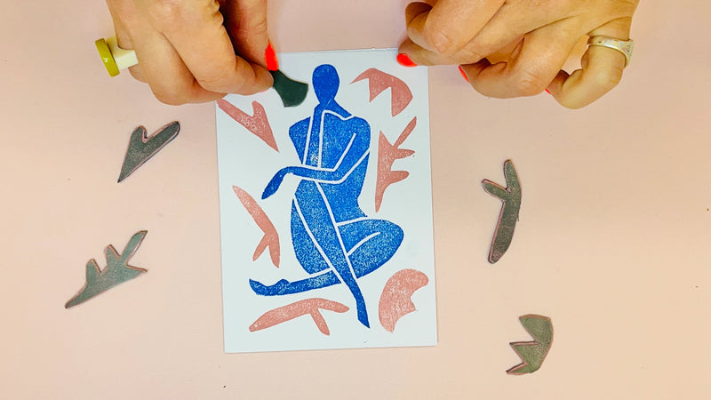 Edinburgh Craft Club Matisse Inspired Lino Print Kit