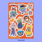 Yeaaah! Studio Vinyl Sticker Sheets