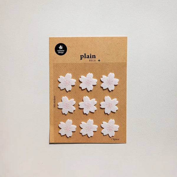 Suatelier Flower Stickers Plain 64 Deco