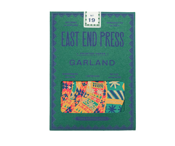 East End Press Festive Stockings Sewn Garland