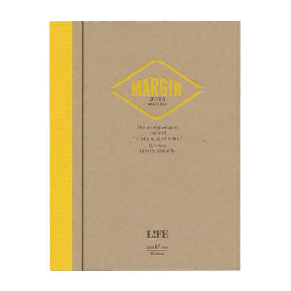 Life B7 Margin Grid Notebook