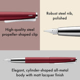 Lamy Studio Fountain Pen Royal Red