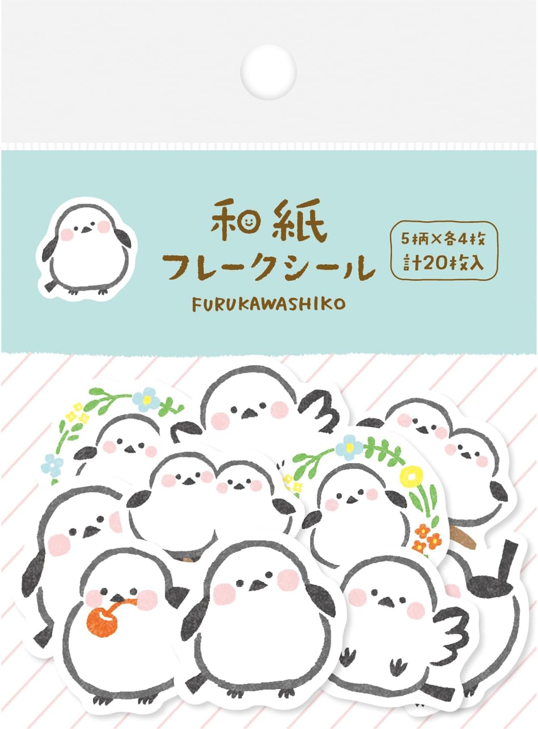 Furukawashiko Washi Paper Stickers - Birds