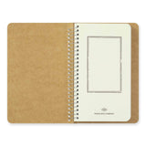 Traveler's Company Spiral Ring A6 Slim MD White Paper Notebook