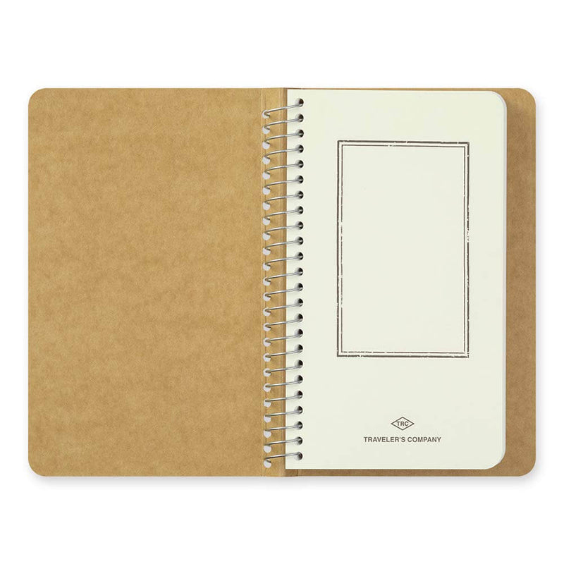 Traveler's Company Spiral Ring A6 Slim MD White Paper Notebook