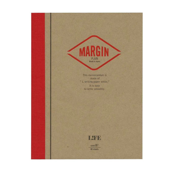 Life B7 Margin Plain Notebook