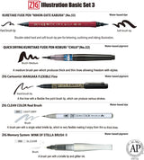 Kuretake Zig Illustration Basic Set 3