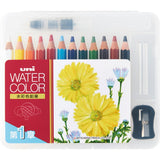 Uni Watercolor Mini Pencils Botanical Pocket Set 1