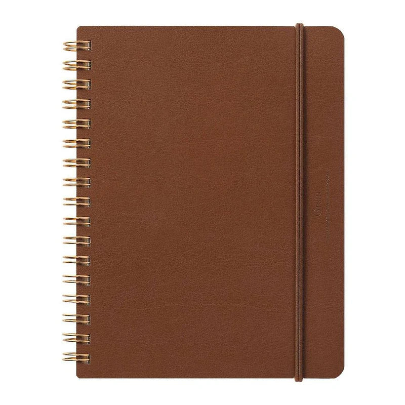 Midori Grain B6 Notebook - Leather Cover