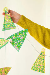 East End Press Christmas Trees 3m Sewn Garland