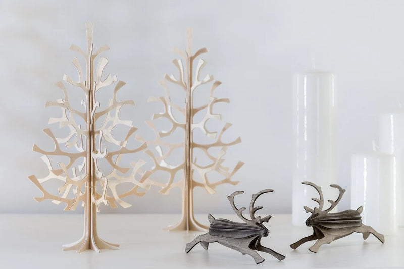 Lovi Spruce Tree 25 cm natural wood - 3D Wooden Figure