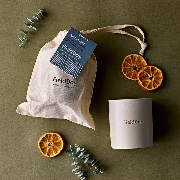 FieldDay Christmas All Is Calm Soy Wax Large Candle