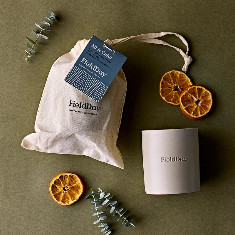 FieldDay Christmas All Is Calm Soy Wax Large Candle