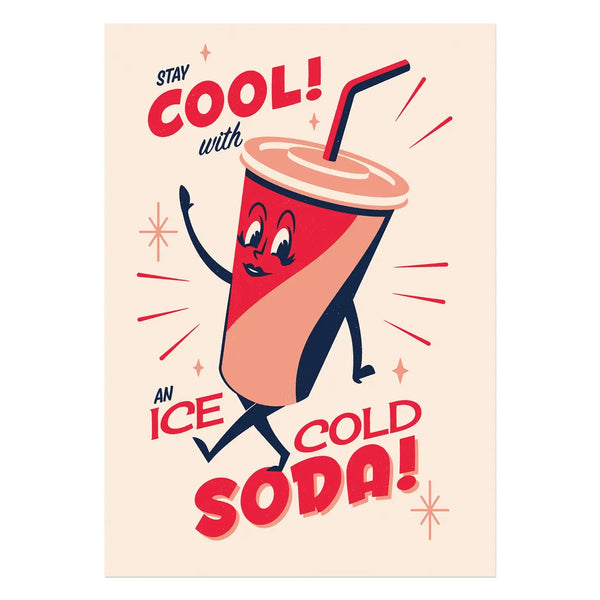 Snack Pack Soda Giclée A3 Art Print