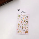 Suatelier Flower Stickers - Pack of 8