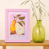 Pear Stamp - A5 Risograph Print