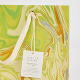 Hand Marbled Pastel Medium Gift Bag