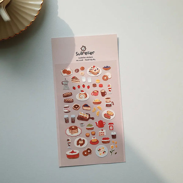 Suatelier Food Stickers no.1116 Food Trip #4