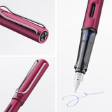 Lamy Al Star Fountain Pen Black Purple