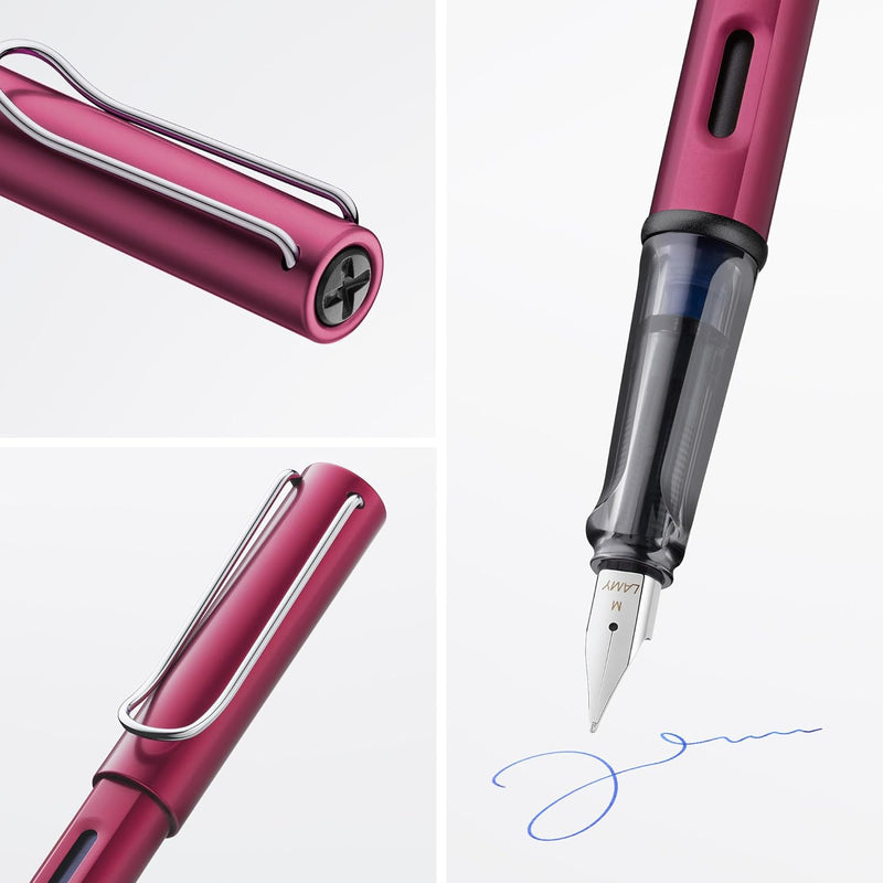 Lamy Al Star Fountain Pen Black Purple