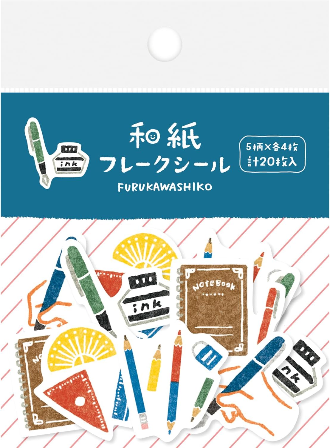Furukawashiko Washi Paper Stickers - Stationery